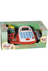 Caisse Enregistreuse avec Calculatrice, Scanner, Lumi�res, Son et Panier d'Achat 10 X 23 X 15 cm