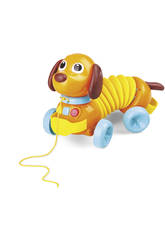 Brinquedo Para Beb� C�o Acorde�o 14x27x13cm 1 - 4 anos