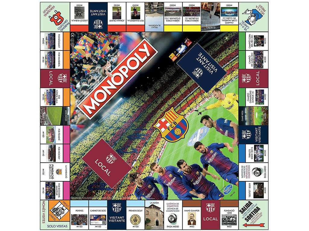 Ninguna 63331 Eleven Force Monopoly F.C Barcelona 40x26 +8 años 