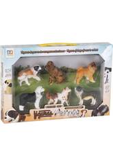Figurines Kit Chiens de Race 6 Unités 6 cm