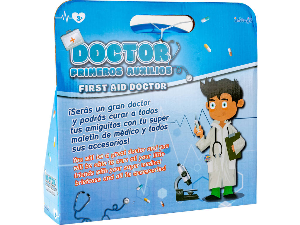 Kit Medico Dottore Primo Soccorso Con Accessori 28.5x31x8.5cm