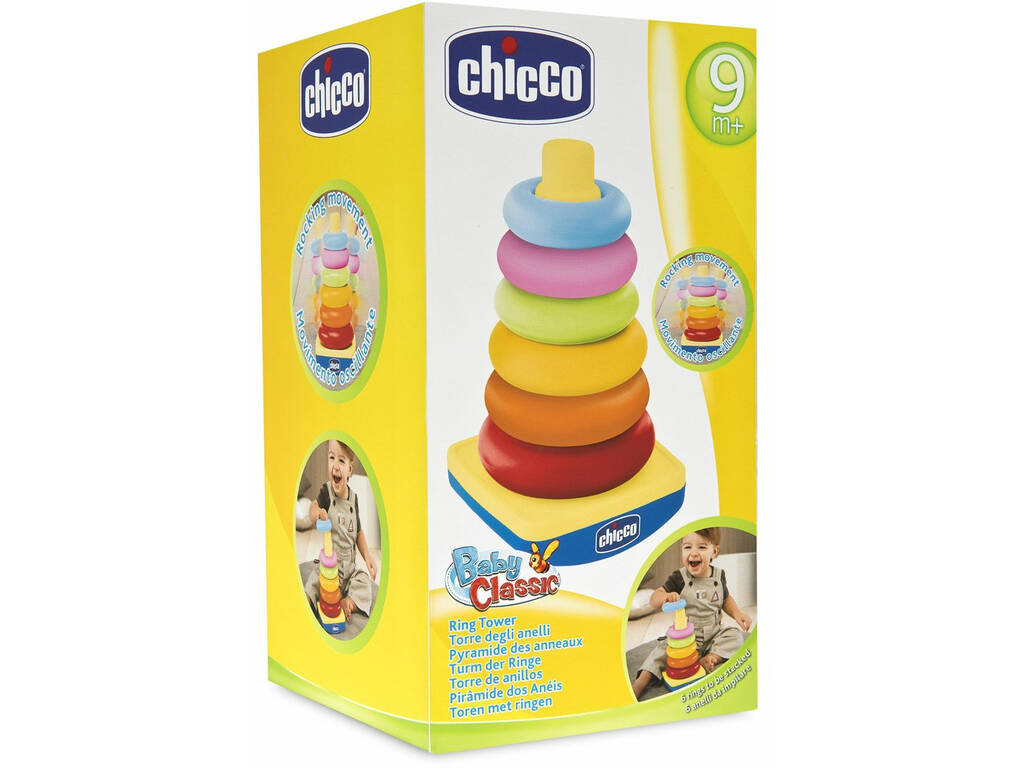 Dondolotto Basique Ring Tower Chicco 74235
