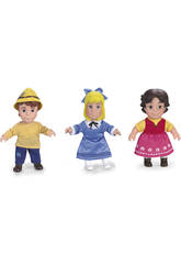 Pack Heidi, Pedro et Clara Figurines 17 cm