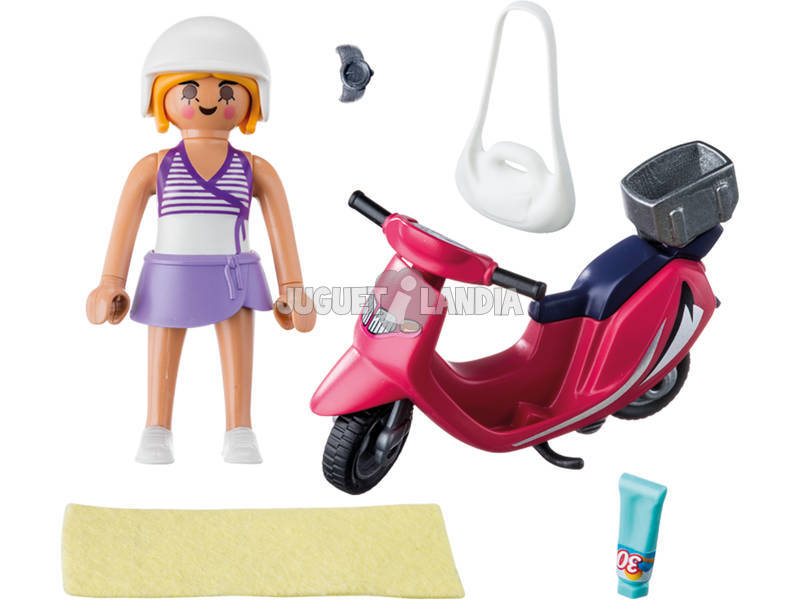 Playmobil Mujer con Scooter 9084