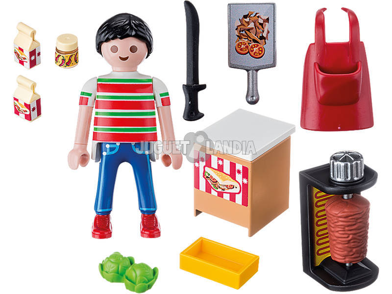 Playmobil vendedor Kebab 9088