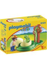 Playmobil 1,2,3 Ovo de Dinossauro 9121