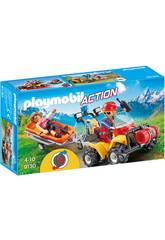 Playmobil Secouriste des Montagnes avec Quad 9130
