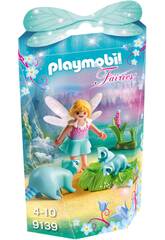 Playmobil Mädchen Fee Mit Waschbären 9139