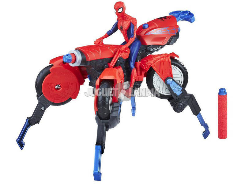 Spiderman Arachno-moto 3 en 1 Hasbro E0593