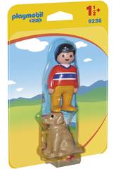 Playmobil 1,2,3 Garçon avec Chien 9256