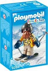 Playmobil FamilyFun Sciatore con Snowblades 9284