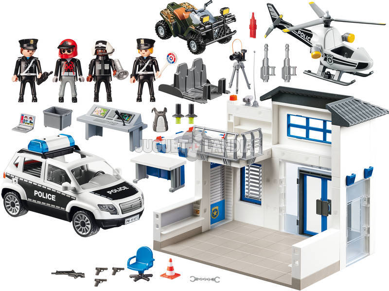Playmobil Mega Set De Policía 9372