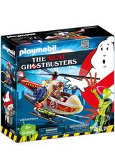 Playmobil Cazafantasmas Venkman con Helic�ptero 9385 