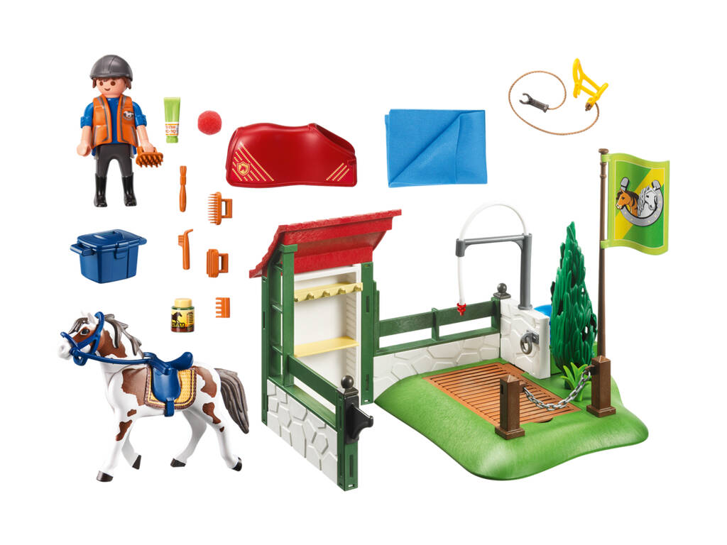 Playmobil Set de Limpieza Para Caballos 6929