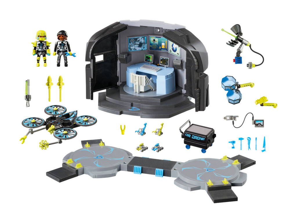 Playmobil Centro De Comando Do Dr. Drone 9250 
