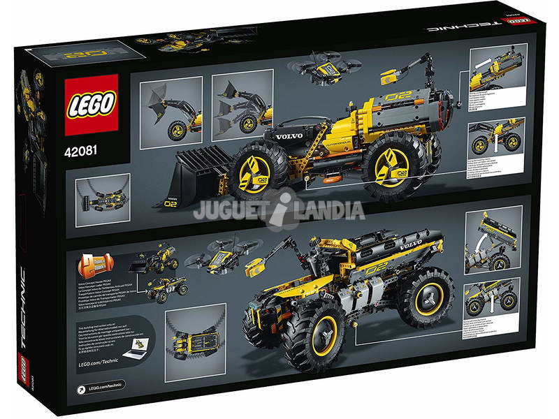 Lego Technic Volvo Ruspa Gommata ZEUX 42081 Juguetilandia