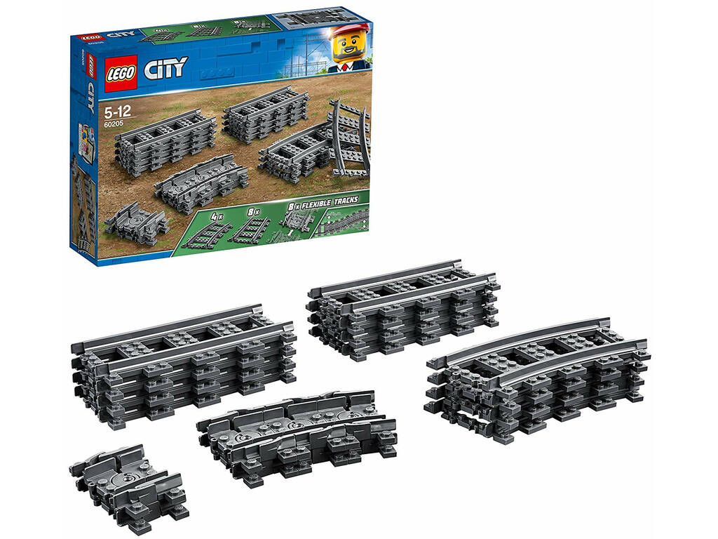 Lego City Trains Vías 60205