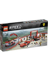 Lego Speed Champions Taller Definitivo de Ferrari 75889