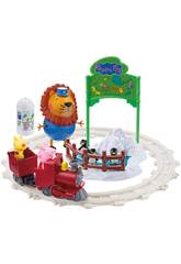 Playset Peppa En El Zoo Bandai 6698
