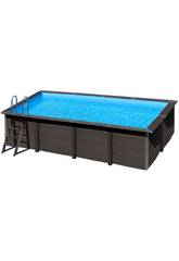 Piscina Rectangular Madera Composite 606x326x124 Cm. Gre Kpcor60