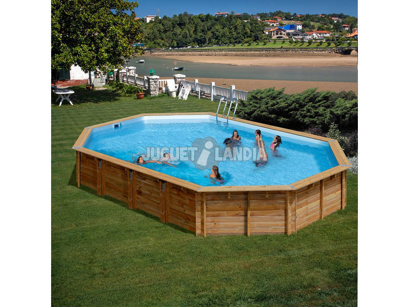 Pool Oval Holz Ávila 942x592x146 Cm. Gre 790092