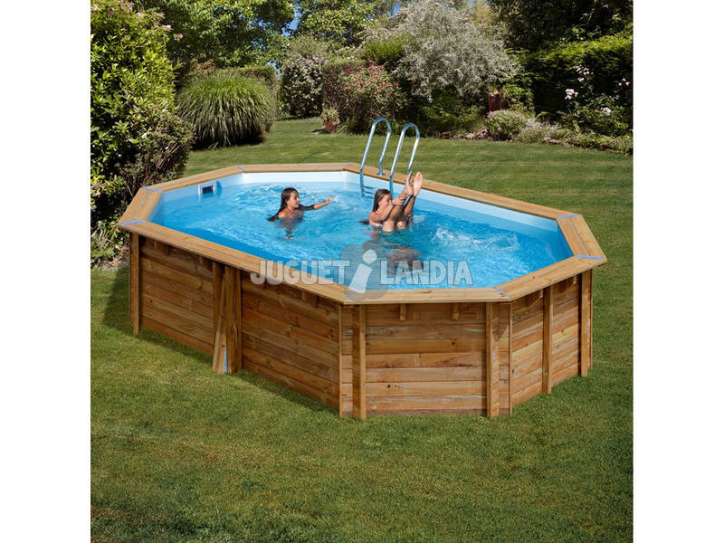 Piscina Oval Madeira Cannelle 551x351x119 Cm. Gre 790087