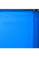 Liner Bleu pour Piscine en Bois 637 x 412 x 133 cm Gre 783809 