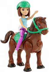 Barbie On The Go Poup�e Avec Mini Poni Surtido Mattel FHV60