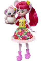 Enchantimals Mu�eca y Mascota Karina Koala y Dab Mattel FNH24