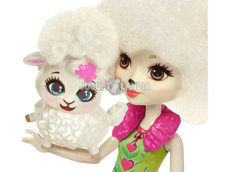 Enchantimals Puppe und Maskottchen Lorna Schäfchen FNH25