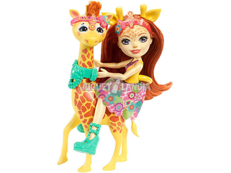 Enchantimals Puppe Gillian Giraffe und Pawl MattFKY74