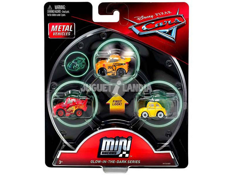 Pack 3 Carros Mini Racers Mattel FLG67