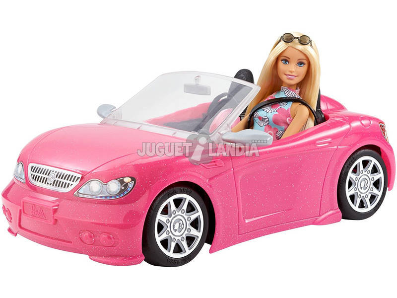 Barbie con Cabrio Rosa Mattel FPR57