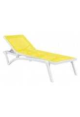 Transat Costa - Couleur Blanc / Jaune Poolstar GD-COSSL-WH12
