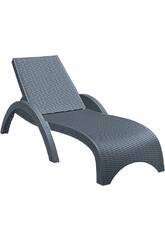 Sdraio Brava Colore Grigio Poolstar GD-BRASL