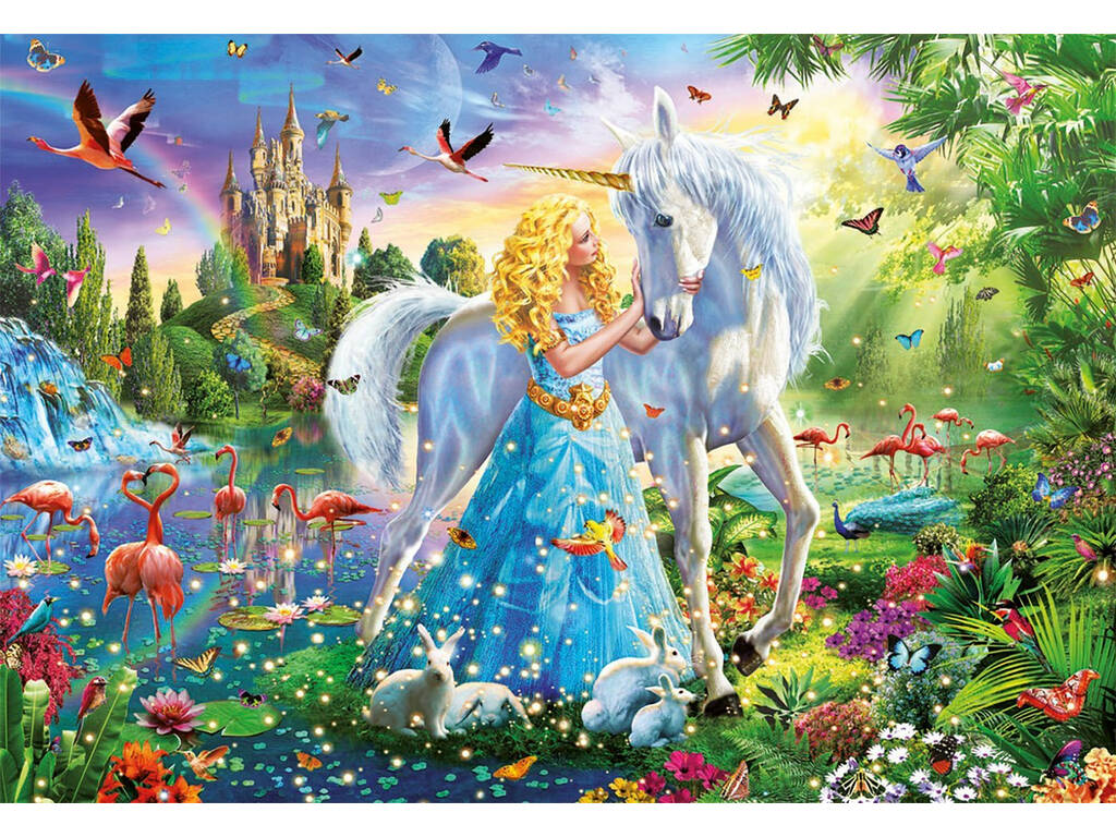 Puzzle 1000 La Princesa y El Unicornio Educa 17654
