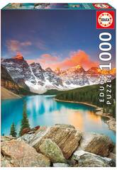 PUZZLE 1000 Lac Moraine, Banff National Park, Canadá Educa 17739