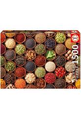 Puzzle 1500 Épices et Condiments Educa 17666