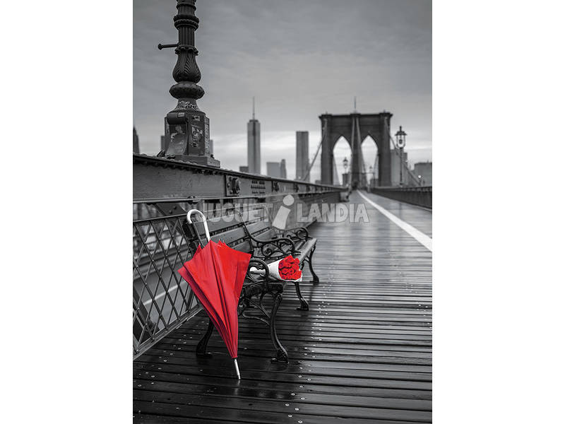 Puzzle 1000 Parapluie Rouge, Pont De Brooklyn Educa 17691