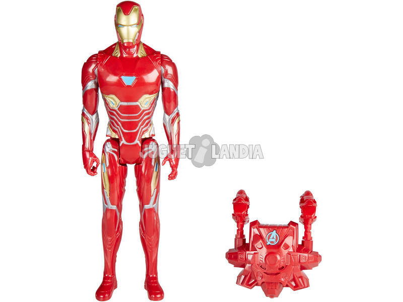Avengers Figura Iron Man 30 cm. Y Mochila Power FX Hasbro E0606