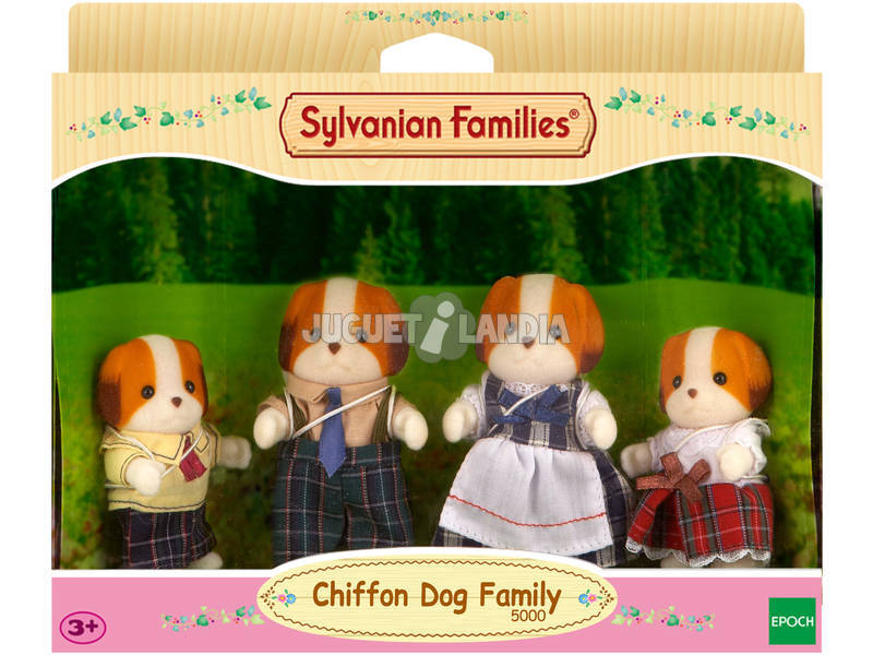 Famílias Sylvanian Família Cães Chifon Epoch To Imagine 5000