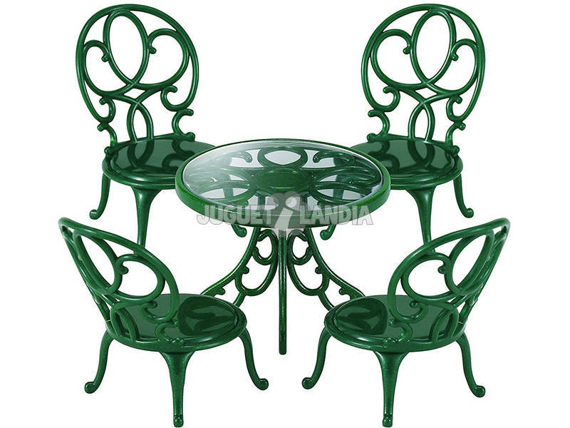 Famílias Sylvanian Garden Table e Epoch cadeiras para Imagine 4507