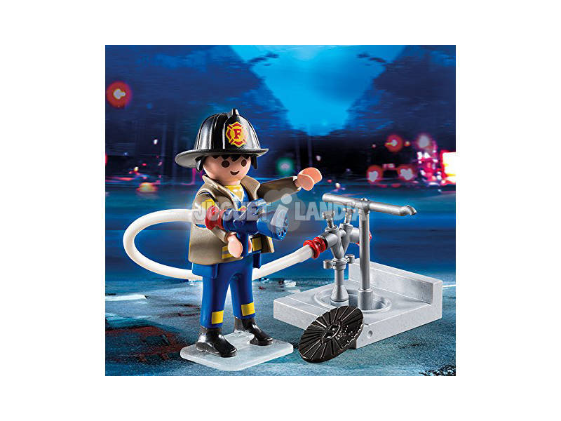 Playmobil Vigile del fuoco con Idrante 