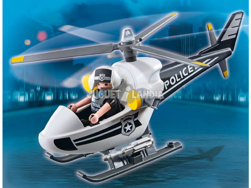 Playmobil Elicottero Ultraleggero della Polizia
