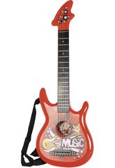 Instrumento Musical Guitarra Rock N Roll Infantil 80x28x6cm