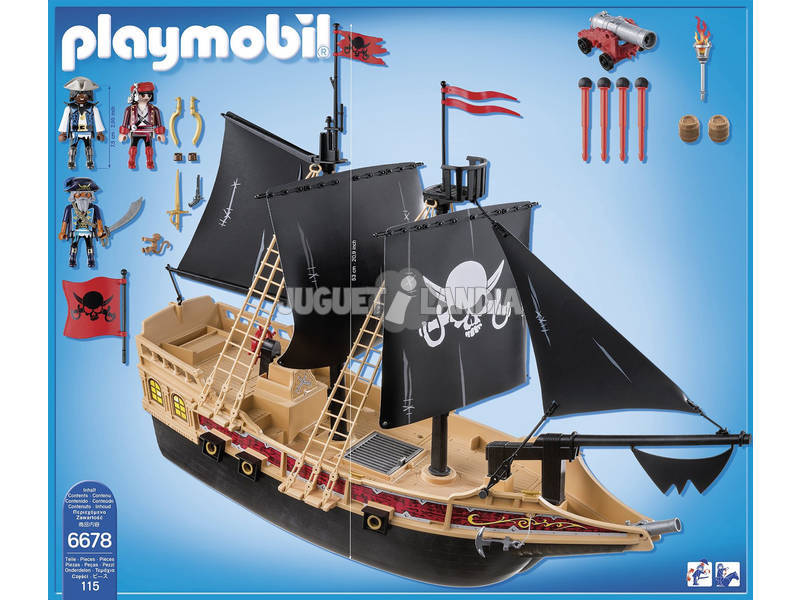 Playmobil Bâteau Piratetorche