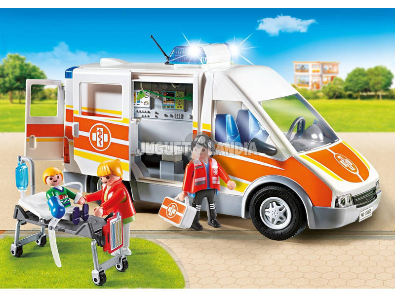 Playmobil Krankenwagen mit Licht und Sound 6685