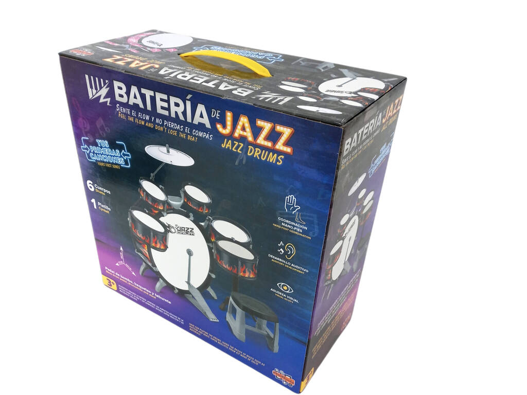 Batterie Jazz 5 Tambours et Plateaux