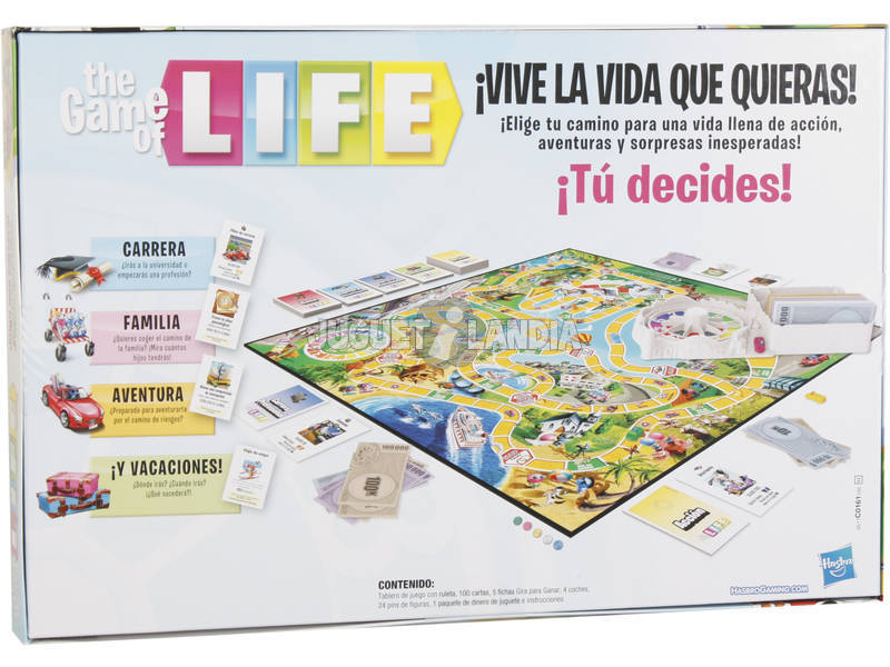 Juego de Mesa Game of Life HASBRO GAMING C0161