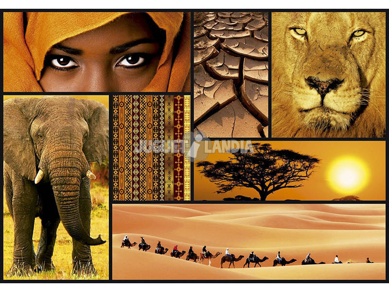 Puzzle 1000 Colores De África